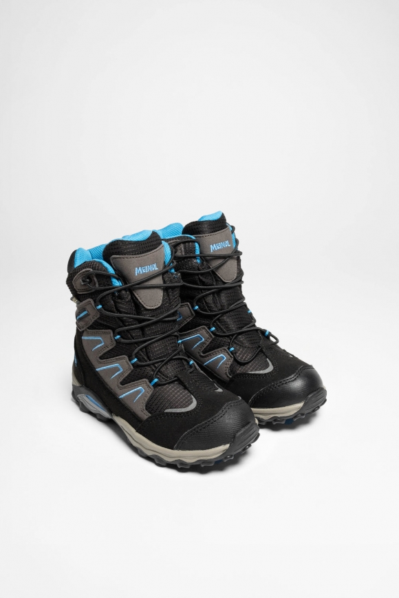 Meindl Winter Storm Junior GTX R Kinder (Schwarz/Hellblau)