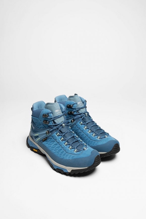 Meindl Top Trail Mid L GTX Damen (Hellblau/Gelb)