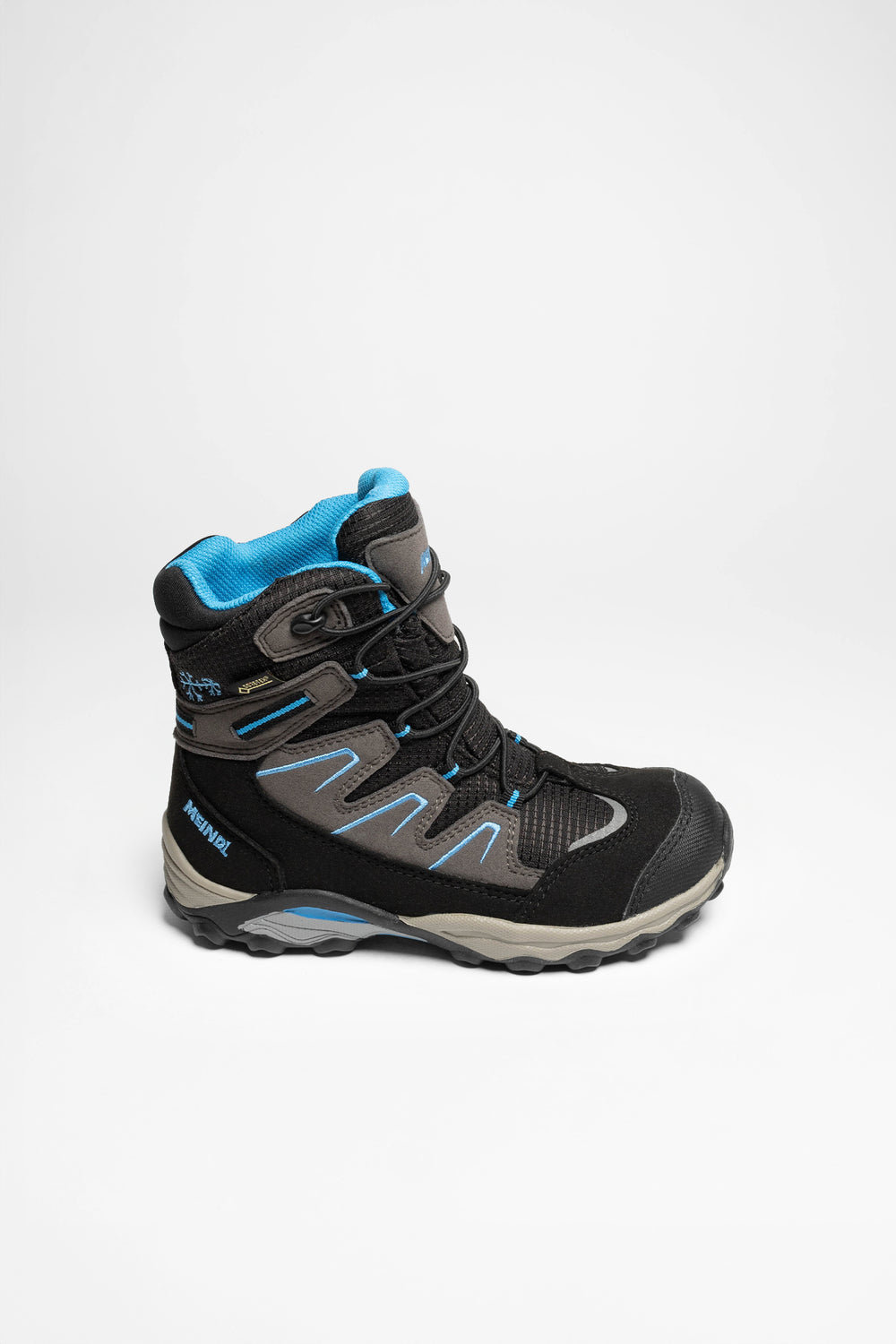 Meindl Winter Storm Junior GTX R Kinder (Schwarz/Hellblau)